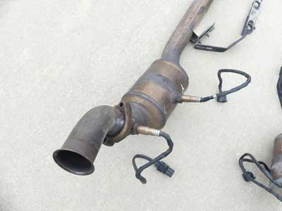 Mercedes Catalytic Converters CATS w/ Front Exhaust Piping A2214903520 C216 W221 CL550 S5503